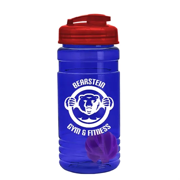 20 oz / 600ml Transparent Shaker Bottle with Mixing Ball and... from ASI 40480 Koozie Group
