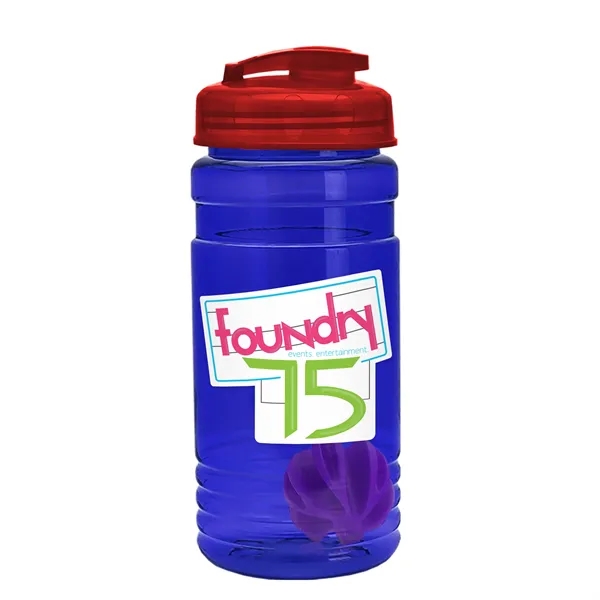 20 oz / 600ml Transparent Shaker Bottle with Mixing Ball and... from ASI 40480 Koozie Group