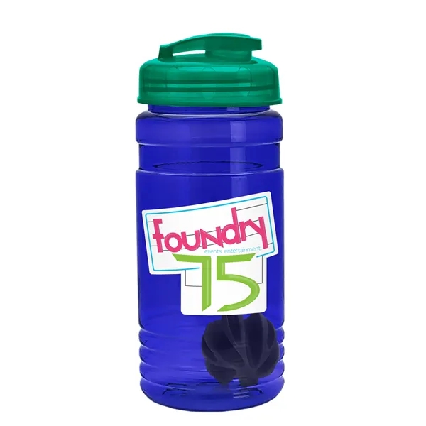 20 oz / 600ml Transparent Shaker Bottle with Mixing Ball and... from ASI 40480 Koozie Group