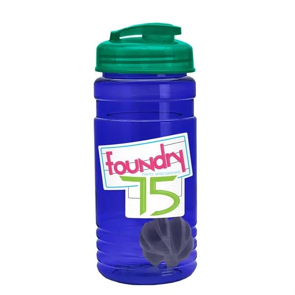 20 oz / 600ml Transparent Shaker Bottle with Mixing Ball and... from ASI 40480 Koozie Group