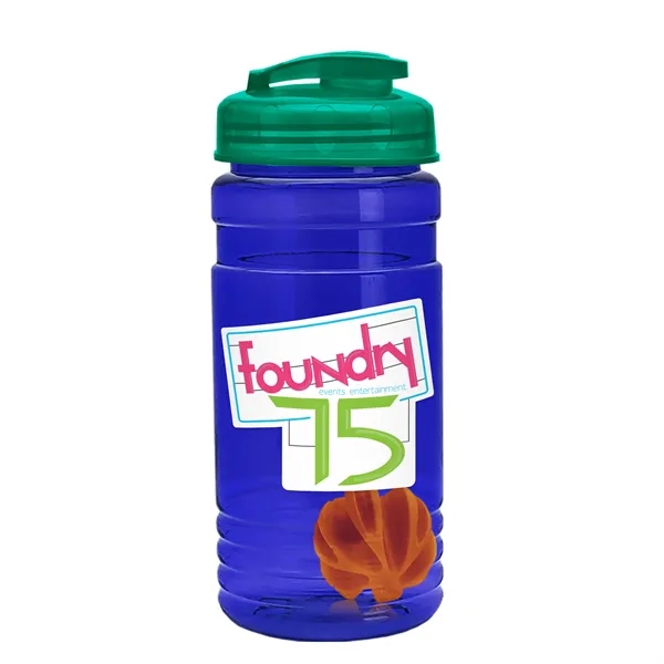 20 oz / 600ml Transparent Shaker Bottle with Mixing Ball and... from ASI 40480 Koozie Group