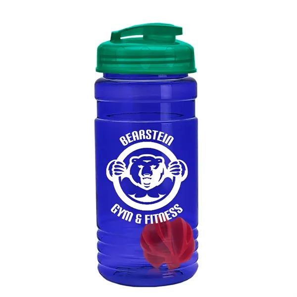 20 oz / 600ml Transparent Shaker Bottle with Mixing Ball and... from ASI 40480 Koozie Group