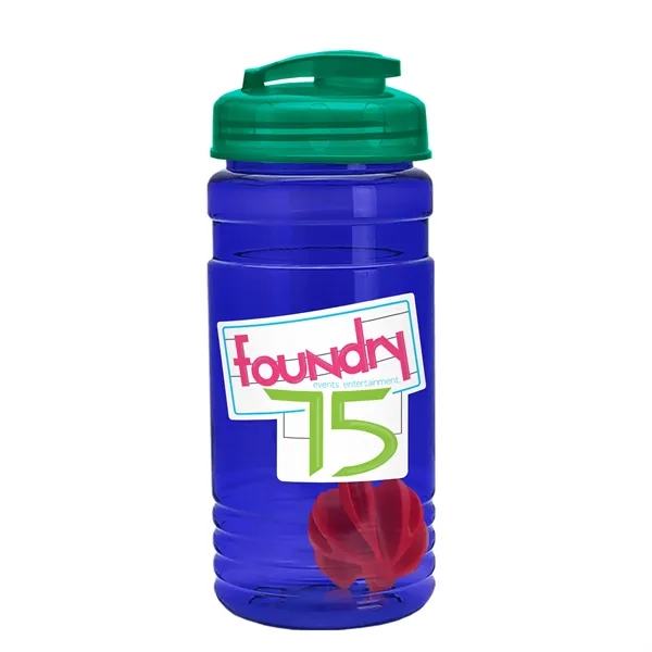 20 oz / 600ml Transparent Shaker Bottle with Mixing Ball and... from ASI 40480 Koozie Group