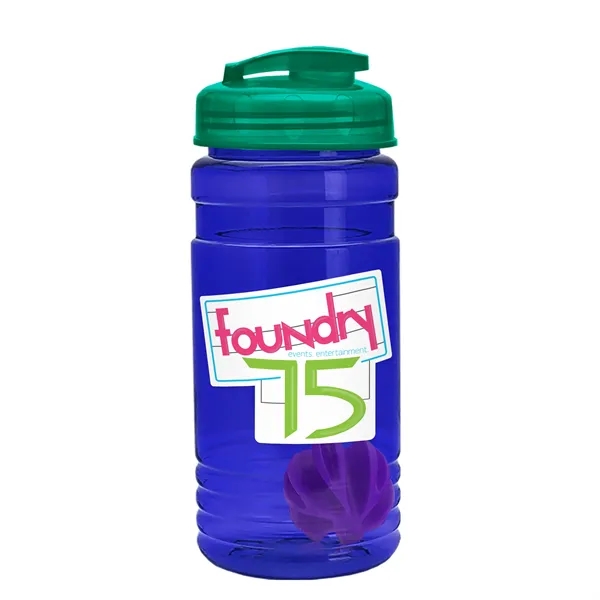 20 oz / 600ml Transparent Shaker Bottle with Mixing Ball and... from ASI 40480 Koozie Group