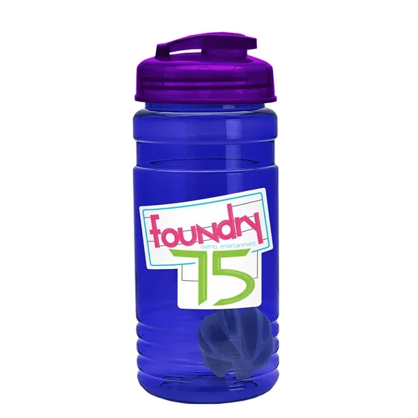 20 oz / 600ml Transparent Shaker Bottle with Mixing Ball and... from ASI 40480 Koozie Group