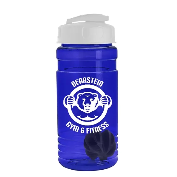 20 oz / 600ml Transparent Shaker Bottle with Mixing Ball and... from ASI 40480 Koozie Group