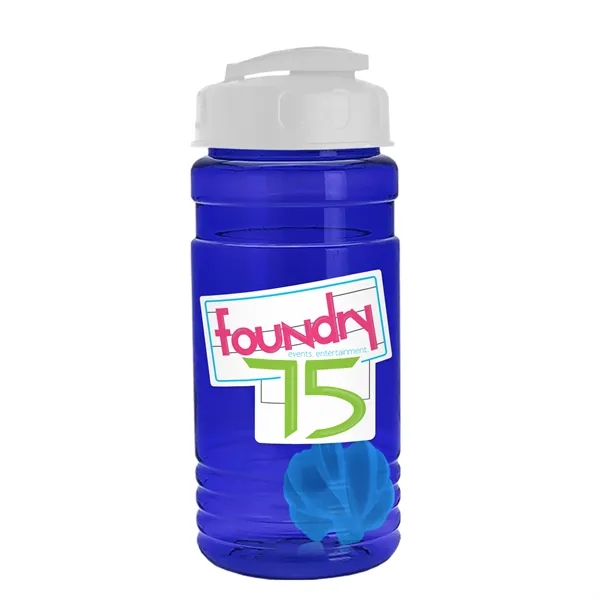 20 oz / 600ml Transparent Shaker Bottle with Mixing Ball and... from ASI 40480 Koozie Group