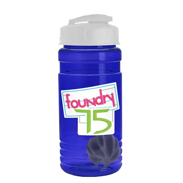 20 oz / 600ml Transparent Shaker Bottle with Mixing Ball and... from ASI 40480 Koozie Group
