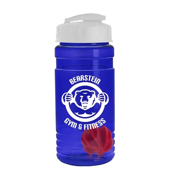 20 oz / 600ml Transparent Shaker Bottle with Mixing Ball and... from ASI 40480 Koozie Group