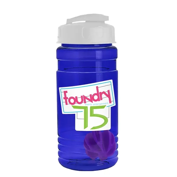 20 oz / 600ml Transparent Shaker Bottle with Mixing Ball and... from ASI 40480 Koozie Group
