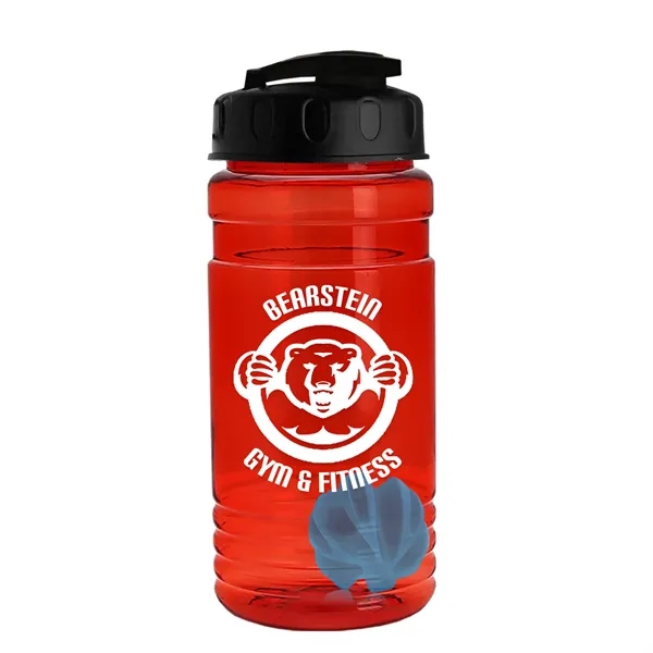 20 oz / 600ml Transparent Shaker Bottle with Mixing Ball and... from ASI 40480 Koozie Group