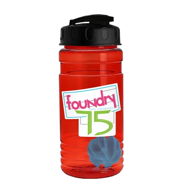 20 oz / 600ml Transparent Shaker Bottle with Mixing Ball and... from ASI 40480 Koozie Group