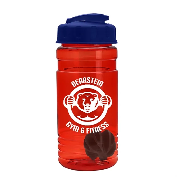 20 oz / 600ml Transparent Shaker Bottle with Mixing Ball and... from ASI 40480 Koozie Group