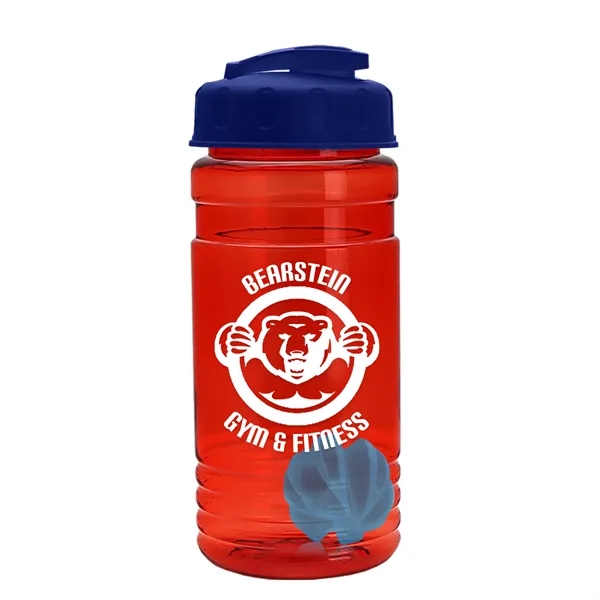 20 oz / 600ml Transparent Shaker Bottle with Mixing Ball and... from ASI 40480 Koozie Group