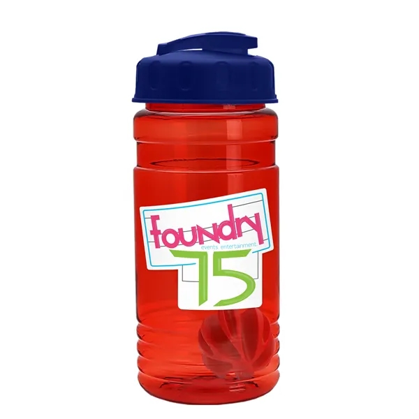 20 oz / 600ml Transparent Shaker Bottle with Mixing Ball and... from ASI 40480 Koozie Group