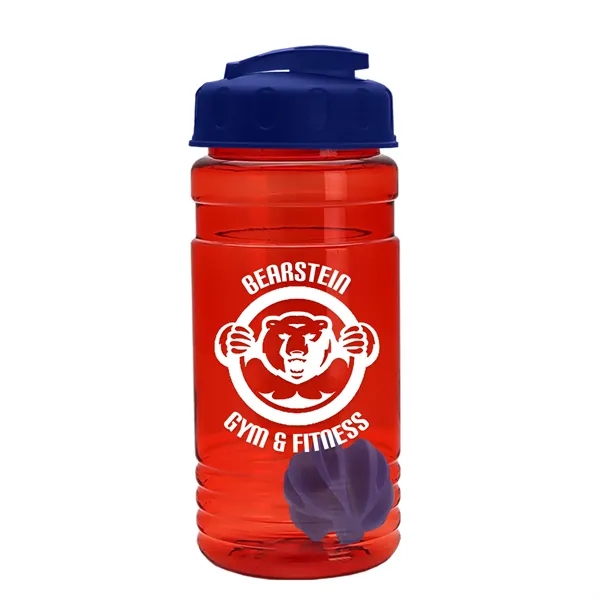 20 oz / 600ml Transparent Shaker Bottle with Mixing Ball and... from ASI 40480 Koozie Group