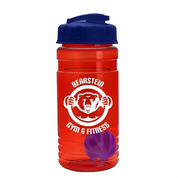 20 oz / 600ml Transparent Shaker Bottle with Mixing Ball and... from ASI 40480 Koozie Group