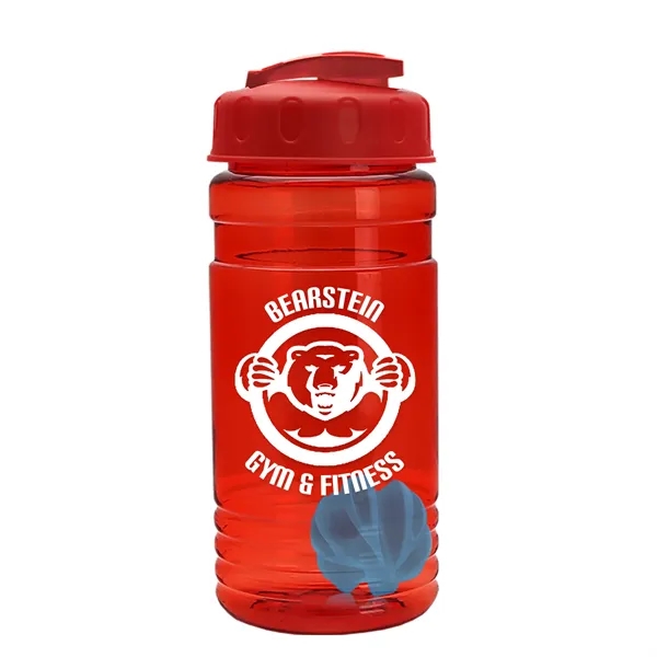 20 oz / 600ml Transparent Shaker Bottle with Mixing Ball and... from ASI 40480 Koozie Group