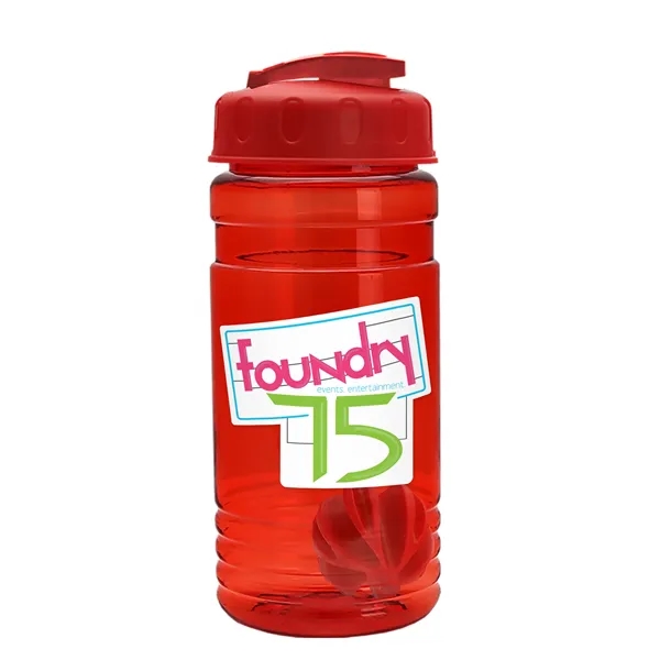 20 oz / 600ml Transparent Shaker Bottle with Mixing Ball and... from ASI 40480 Koozie Group