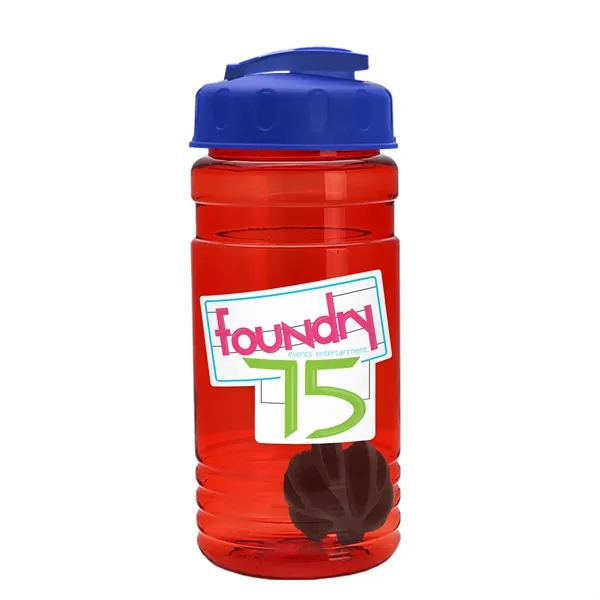 20 oz / 600ml Transparent Shaker Bottle with Mixing Ball and... from ASI 40480 Koozie Group