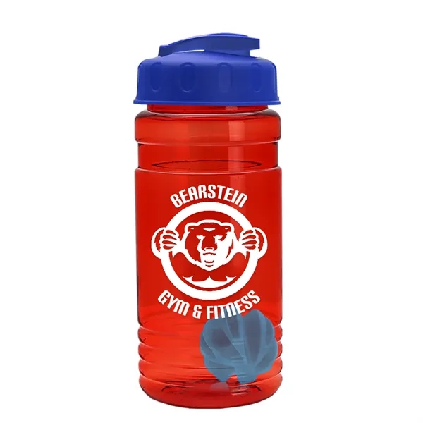 20 oz / 600ml Transparent Shaker Bottle with Mixing Ball and... from ASI 40480 Koozie Group