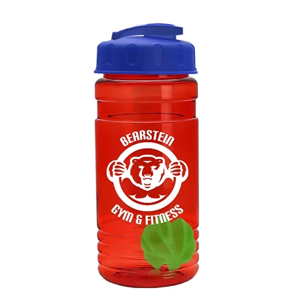 20 oz / 600ml Transparent Shaker Bottle with Mixing Ball and... from ASI 40480 Koozie Group