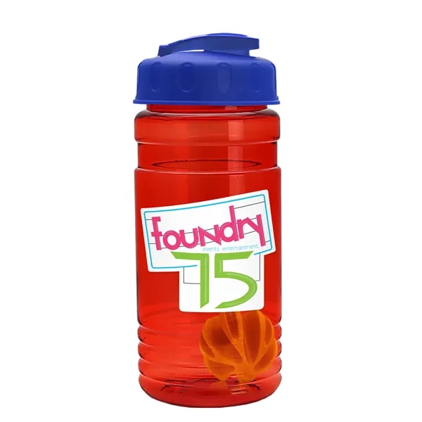 20 oz / 600ml Transparent Shaker Bottle with Mixing Ball and... from ASI 40480 Koozie Group