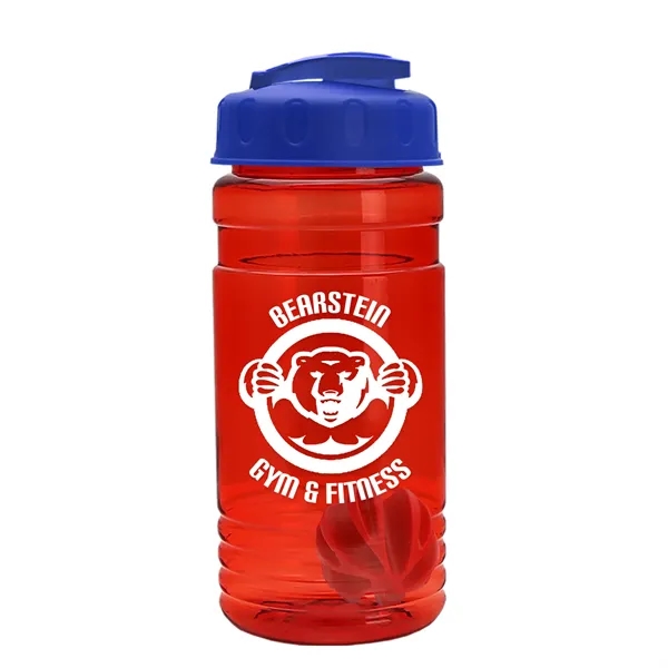 20 oz / 600ml Transparent Shaker Bottle with Mixing Ball and... from ASI 40480 Koozie Group