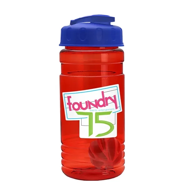 20 oz / 600ml Transparent Shaker Bottle with Mixing Ball and... from ASI 40480 Koozie Group