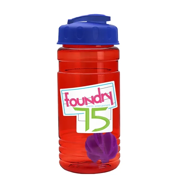 20 oz / 600ml Transparent Shaker Bottle with Mixing Ball and... from ASI 40480 Koozie Group