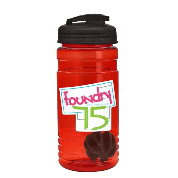 20 oz / 600ml Transparent Shaker Bottle with Mixing Ball and... from ASI 40480 Koozie Group