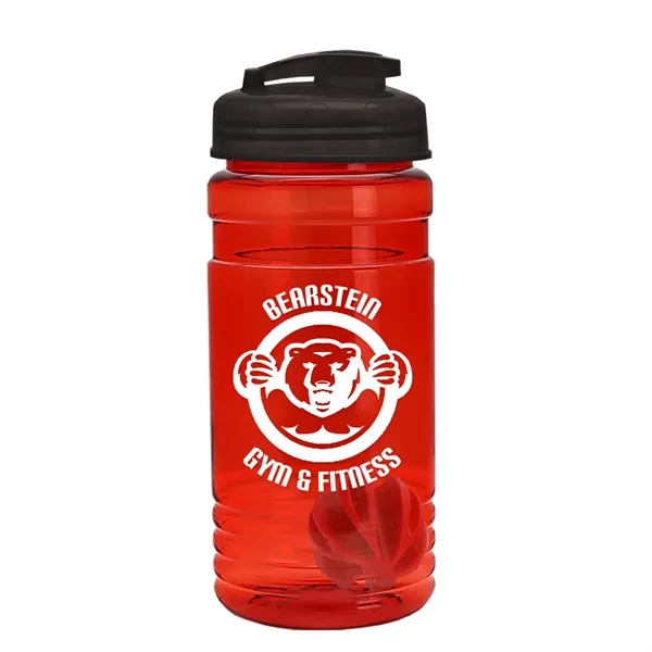 20 oz / 600ml Transparent Shaker Bottle with Mixing Ball and... from ASI 40480 Koozie Group