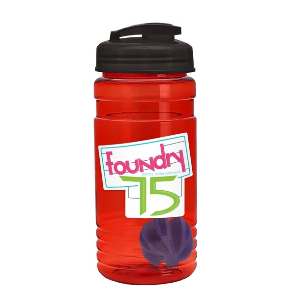 20 oz / 600ml Transparent Shaker Bottle with Mixing Ball and... from ASI 40480 Koozie Group