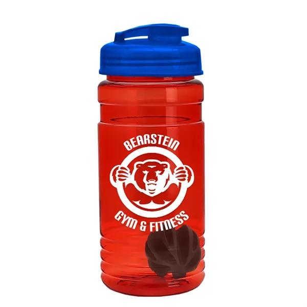 20 oz / 600ml Transparent Shaker Bottle with Mixing Ball and... from ASI 40480 Koozie Group