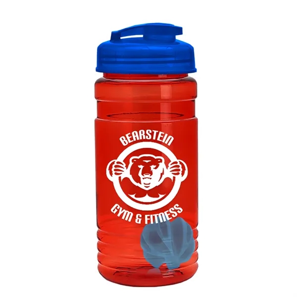 20 oz / 600ml Transparent Shaker Bottle with Mixing Ball and... from ASI 40480 Koozie Group