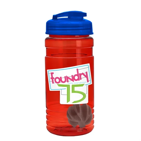 20 oz / 600ml Transparent Shaker Bottle with Mixing Ball and... from ASI 40480 Koozie Group