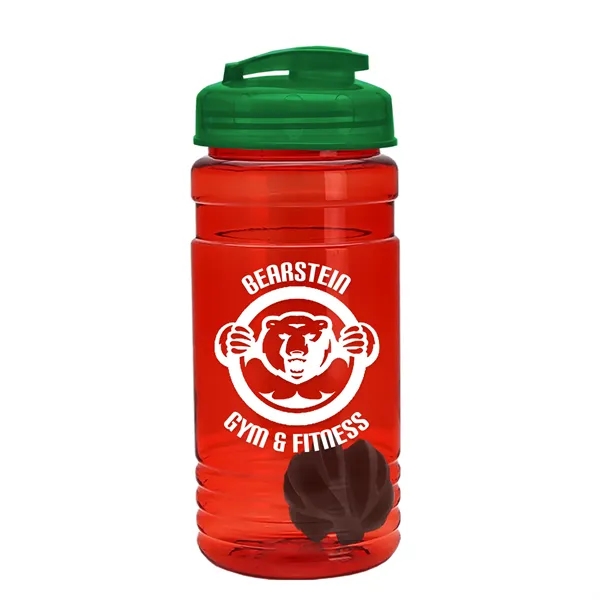 20 oz / 600ml Transparent Shaker Bottle with Mixing Ball and... from ASI 40480 Koozie Group
