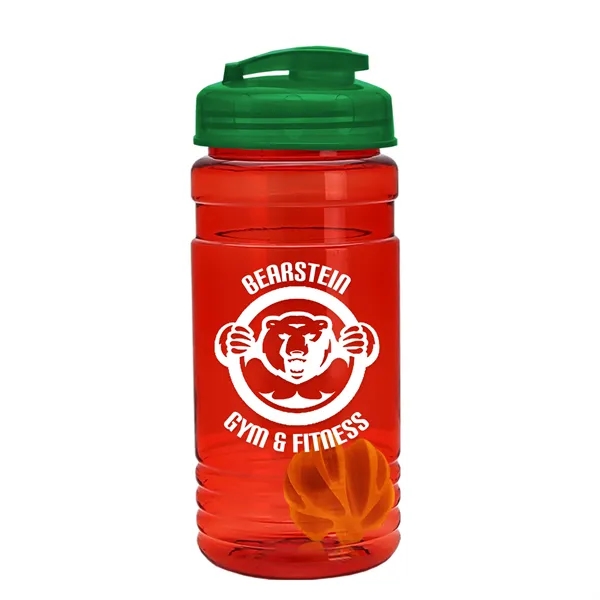 20 oz / 600ml Transparent Shaker Bottle with Mixing Ball and... from ASI 40480 Koozie Group