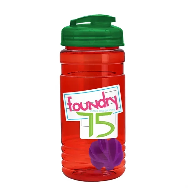 20 oz / 600ml Transparent Shaker Bottle with Mixing Ball and... from ASI 40480 Koozie Group