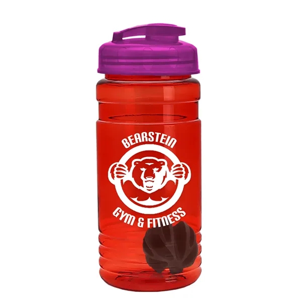 20 oz / 600ml Transparent Shaker Bottle with Mixing Ball and... from ASI 40480 Koozie Group