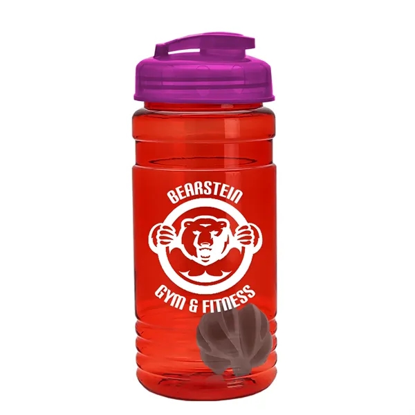 20 oz / 600ml Transparent Shaker Bottle with Mixing Ball and... from ASI 40480 Koozie Group