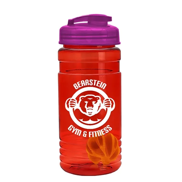20 oz / 600ml Transparent Shaker Bottle with Mixing Ball and... from ASI 40480 Koozie Group