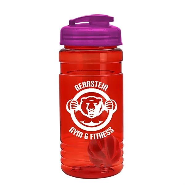 20 oz / 600ml Transparent Shaker Bottle with Mixing Ball and... from ASI 40480 Koozie Group