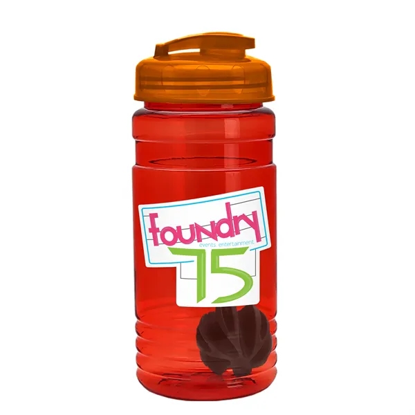 20 oz / 600ml Transparent Shaker Bottle with Mixing Ball and... from ASI 40480 Koozie Group
