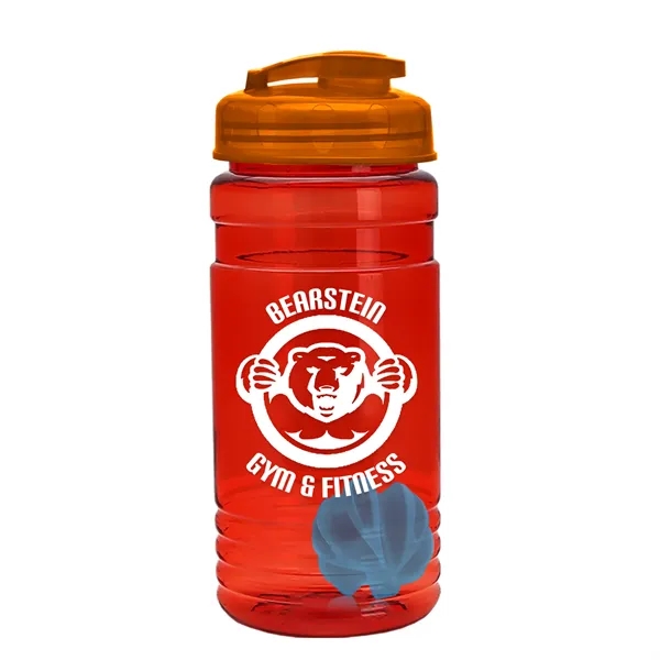 20 oz / 600ml Transparent Shaker Bottle with Mixing Ball and... from ASI 40480 Koozie Group