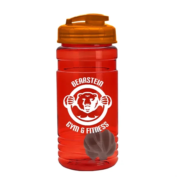 20 oz / 600ml Transparent Shaker Bottle with Mixing Ball and... from ASI 40480 Koozie Group