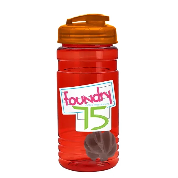 20 oz / 600ml Transparent Shaker Bottle with Mixing Ball and... from ASI 40480 Koozie Group