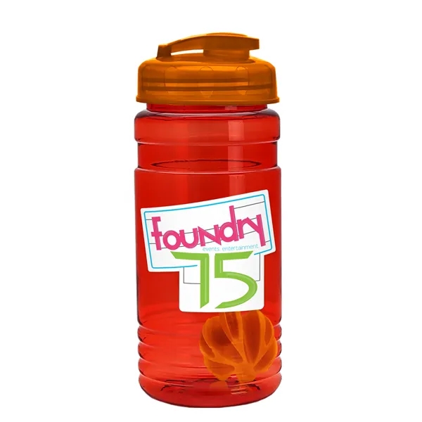 20 oz / 600ml Transparent Shaker Bottle with Mixing Ball and... from ASI 40480 Koozie Group