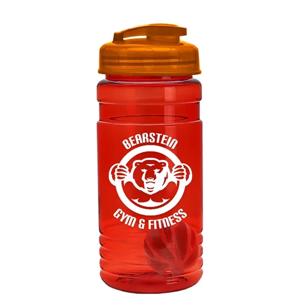 20 oz / 600ml Transparent Shaker Bottle with Mixing Ball and... from ASI 40480 Koozie Group
