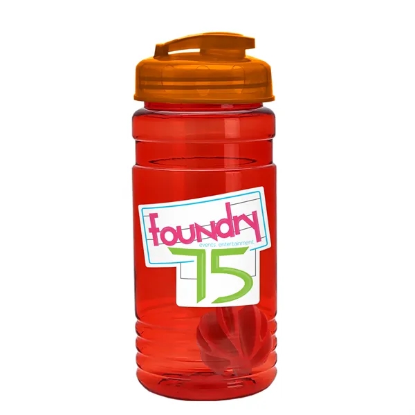 20 oz / 600ml Transparent Shaker Bottle with Mixing Ball and... from ASI 40480 Koozie Group